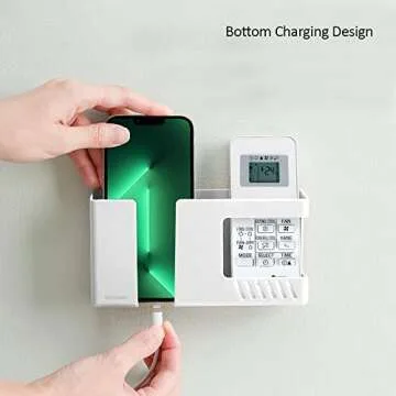 Decobay D3 Wall Mount Phone Holder for Easy Charging