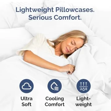 King Pillow Cases Set of 4 - Soft, Durable, Hotel Quality