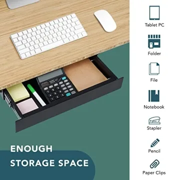 FLEXISPOT Under Desk Pull-Out Drawer for Organized Storage