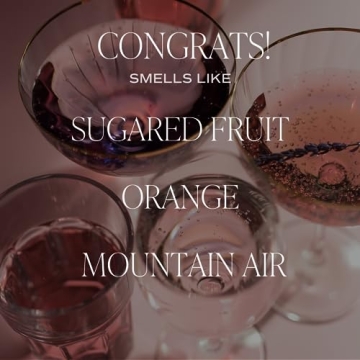 Sweet Water Decor Congrats! Tropical Fruits Candle - Gift for All Celebrations