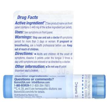 Boiron Drosera Rotundifolia 30C Homeopathic Medicine for Coughing - 80 Pellets