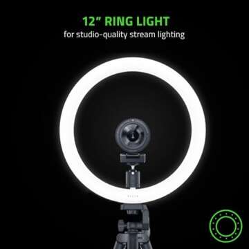Razer 12" Ring Light for Streaming and Selfies