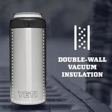 YETI Slim Can Insulator for 12 oz Slim Cans in White