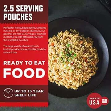 ReadyWise Adventure Meals - 9 Pack, Emergency Food Supply