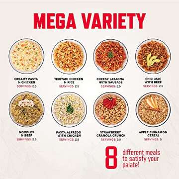 ReadyWise Adventure Meals - 9 Pack, Emergency Food Supply