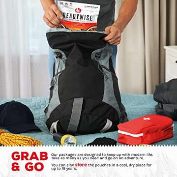 ReadyWise Adventure Meals - 9 Pack, Emergency Food Supply