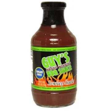Guy's Bbq Sauce, 18 Oz – Rich And Smoky Flavor, Keto Bbq Sauce, Gluten-free Barbecue Sauce| No High Fructose Corn Syrup, Sugar Free Barbeque Sauce.