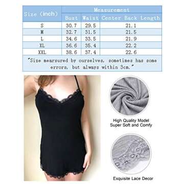 Avidlove Sexy Chemise Nightgown - Soft Sleepwear