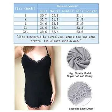 Avidlove Sexy Chemise Nightgown - Soft Sleepwear