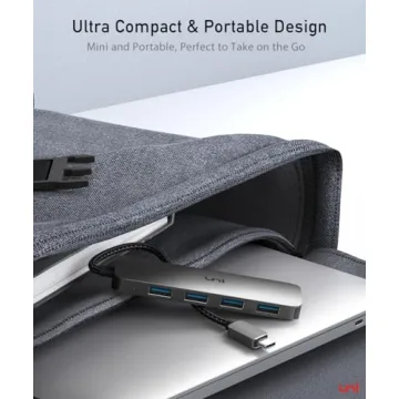 uni USB C to USB Hub Multiport Adapter 4 Ports High-Speed