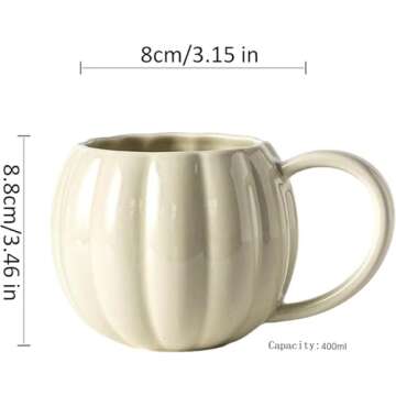 Pumpkin Coffee Mug for Halloween Fun and Gifting