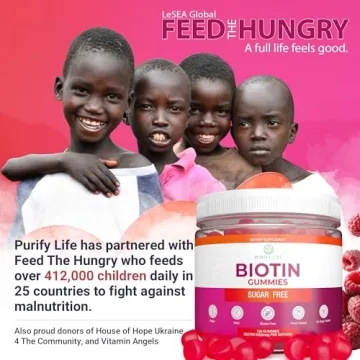 Sugar-Free Biotin Gummies 120ct for Women & Men