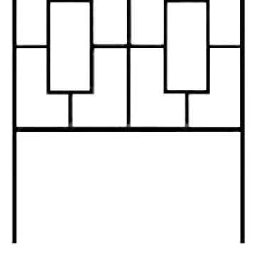 Panacea Contemporary Trellises - Set of 2 for Your Garden