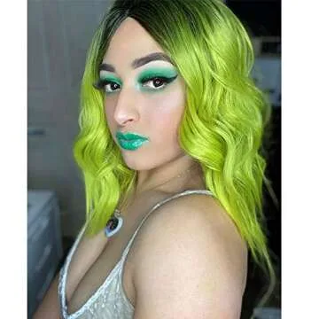 G&T Green Bob Wig for Women - Perfect for Parties