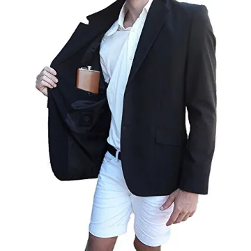 Flask for Liquor and Funnel - 8 Oz Leak Proof 18/8 Stainless Steel Pocket Hip Flask with Brown Leather Cover for Discrete Shot Drinking of Alcohol, Whiskey, Rum and Vodka | Gift for Men