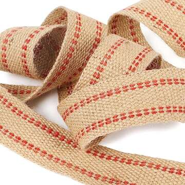 Natural Burlap Jute Webbing for Upholstery DIY Projects