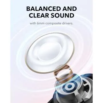 Soundcore A30i by Anker, Smart Noise Cancelling Earbuds, Lipstick-Shaped Stylish Design, Tiny, Lightweight Comfort, Clear Sound, IP54, 15H Playtime in ANC Mode, Wireless Earbuds, Bluetooth 5.4