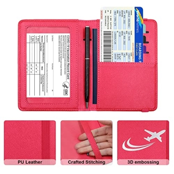 Melsbrinna Passport Holder - Stylish RFID Travel Wallet