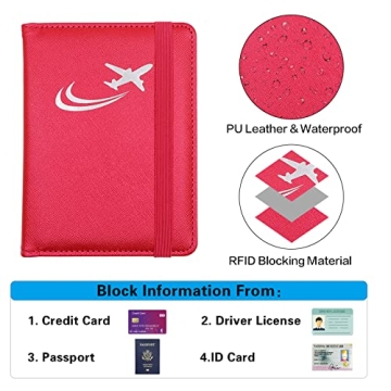 Melsbrinna Passport Holder - Stylish RFID Travel Wallet