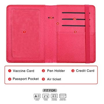 Melsbrinna Passport Holder - Stylish RFID Travel Wallet