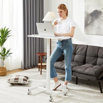 Portable Adjustable Height Laptop Desk for Home and Office