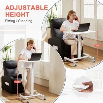 Portable Adjustable Height Laptop Desk for Home and Office