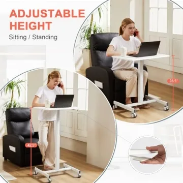 Portable Adjustable Height Laptop Desk for Home and Office