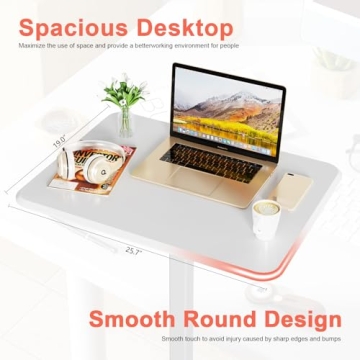 Portable Adjustable Height Laptop Desk for Home and Office