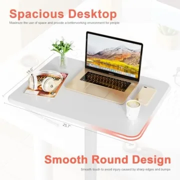 Portable Adjustable Height Laptop Desk for Home and Office