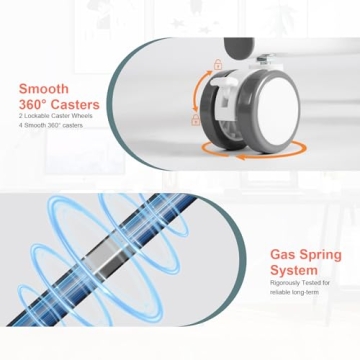 Portable Adjustable Height Laptop Desk for Home and Office