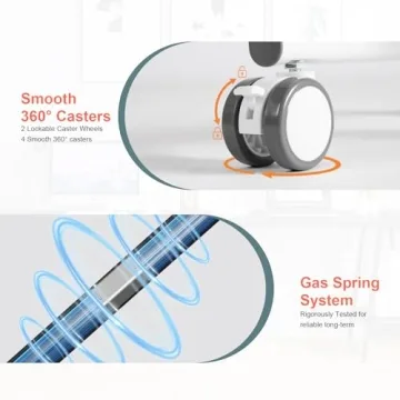 Portable Adjustable Height Laptop Desk for Home and Office