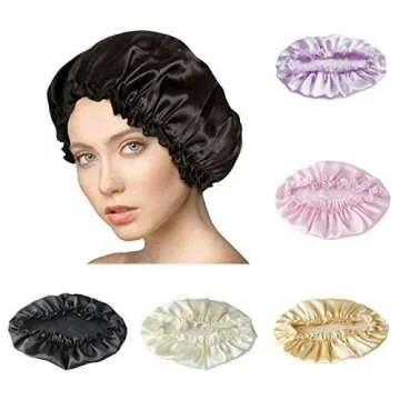VANVENE Silk Night Cap Head Cover Bonnet for Beautiful Hair - Wake Up Perfect Daily!