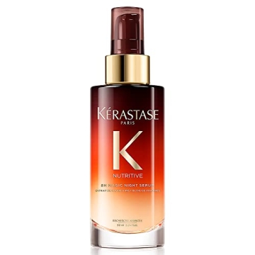 Kerastase Nutritive 8HR Magic Night Hair Serum | Overnight Beauty Sleep Nourishing Serum | Deeply Conditions From Nutrients Lost | Reduces Tangles & Prevents Frizz | For All Hair Types | 3.04 Fl Oz