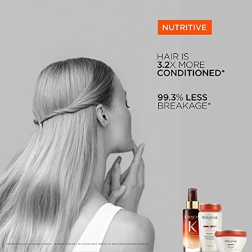 Kerastase Nutritive 8HR Magic Night Hair Serum | Overnight Beauty Sleep Nourishing Serum | Deeply Conditions From Nutrients Lost | Reduces Tangles & Prevents Frizz | For All Hair Types | 3.04 Fl Oz