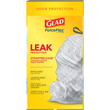 Glad ForceFlex Tall Kitchen Trash Bags Fresh Clean 110ct