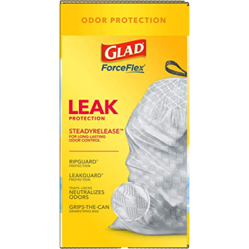Glad ForceFlex Tall Kitchen Trash Bags Fresh Clean 110ct