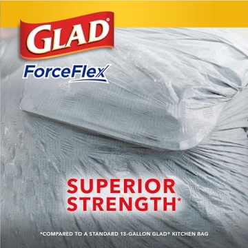 Glad ForceFlex Tall Kitchen Trash Bags Fresh Clean 110ct