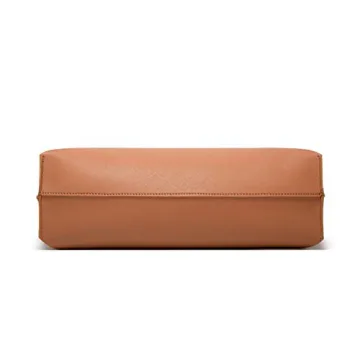 Dreubea Faux Leather Tote Bag Big Capacity Stylish Handbag