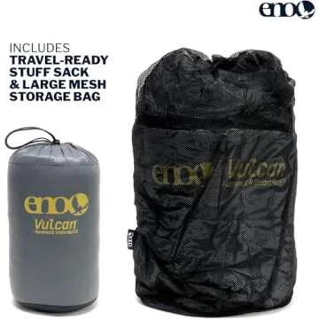 ENO, Vulcan UnderQuilt - Protective and Warm Hammock Underquilt with Synthetic Insulation - for Camping, Hiking, Backpacking, Festival, Travel, or The Beach - Storm