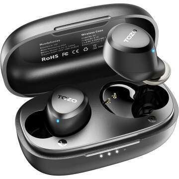 TOZO A1 Mini Wireless Earbuds Bluetooth 5.3 - Waterproof, Immersive Sound