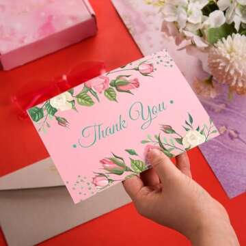 200 Sheets 5x7" Cardstock Paper Blank 250gsm/92 lb Thick Paper Heavyweight Cardstock Sheets Printable Cards Stock Paper for Printer, Wedding Invitations, Greeting Cards, Postcards, Photos(Pink)