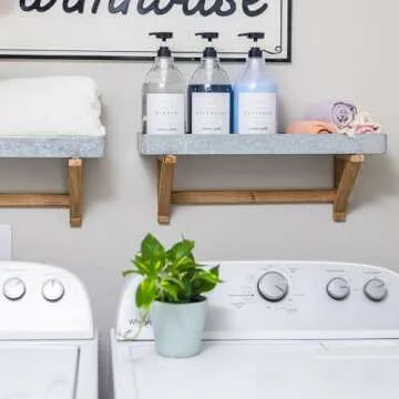 Stylish Liquid Bleach Dispenser Set for Laundry Room Organization