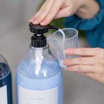 Stylish Liquid Bleach Dispenser Set for Laundry Room Organization