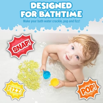 Tub Works® Fun Bath Crackles | Sensory Kids Bath Toy Variety 12 Pack