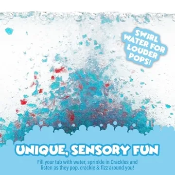 Tub Works® Fun Bath Crackles | Sensory Kids Bath Toy Variety 12 Pack