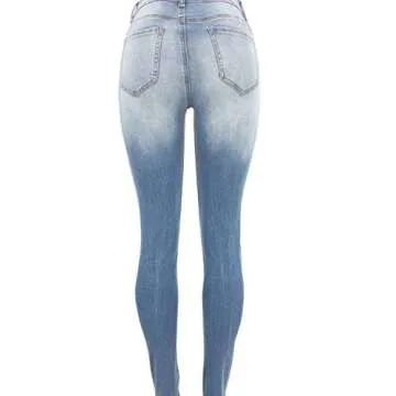 Stylish Tulucky Women's Slim Fit Ripped Jeans - Comfort & Fashion