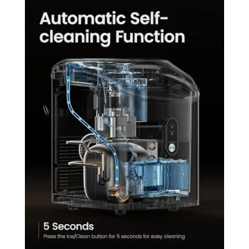 VIVIDMOO Nugget Ice Maker Countertop, 34lbs/24H Pebble Ice Machine, Self-Cleaning Sonic Ice Maker with Basket & Scoop, Compact Pellet Ice Maker for Home/Office/Kitchen/RV/Party, Stainless Steel