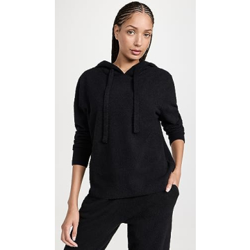 Eberjey Boucle Hoodie for Women - Cozy Luxury in Black