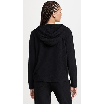 Eberjey Boucle Hoodie for Women - Cozy Luxury in Black