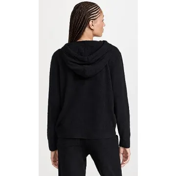 Eberjey Boucle Hoodie for Women - Cozy Luxury in Black